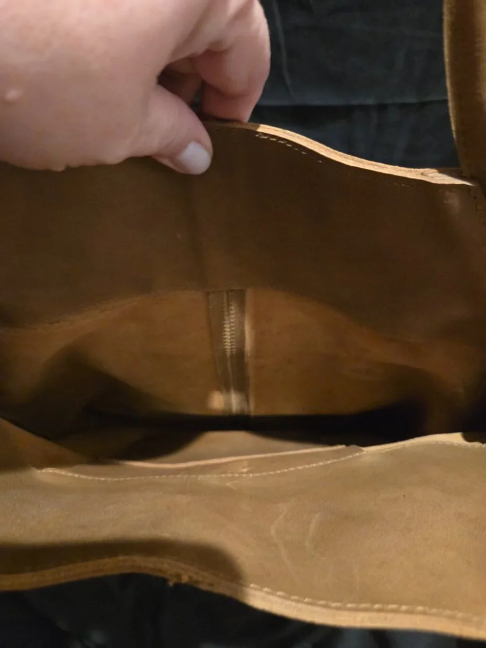 ABLE Medium Leather Tote Bag Brown NWOT Full Grain Leather Shoulder Bag - Picture 2 of 5